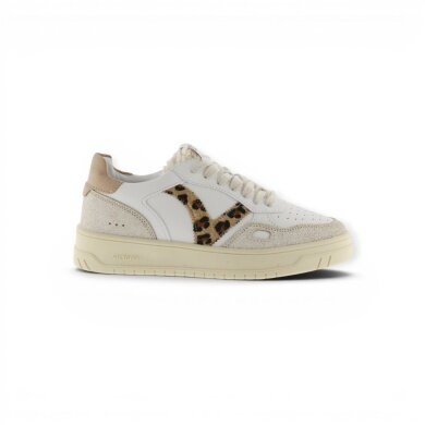 Victoria Sneaker Seul Animal (Leather Effect/Suede) - white/camel brown Ladies