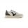 Victoria Sneakers Seul (Leather Effect/Suede & Metal) - White/Khaki Green Ladies