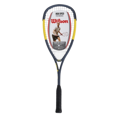 Wilson Squash Racket Hammer Lite (120g/head-heavy) grey/yellow - strung -