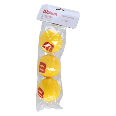 Wilson Stage 3 Starter Foam Foam Balls 3 Pack