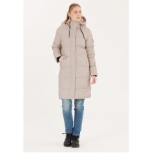 Weather Report Winter Down Coat Audrey Long Puffer Jacket W-Pro 5000 (waterproof, windproof) beige ladies