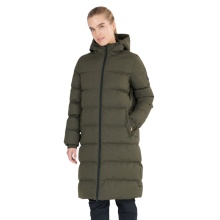 Whistler Winter Quilted Coat Abella Long Padded (Hood, warm, breathable) dark brown ladies