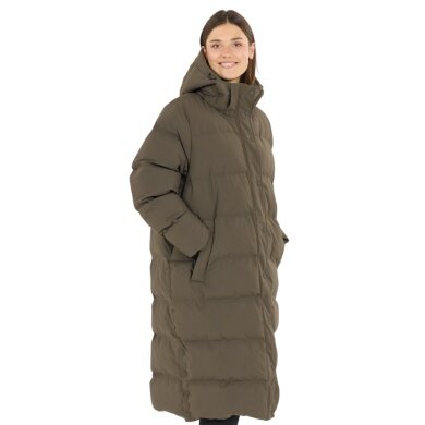 Whistler Adalee Long Puffer Winter Coat (warm, windproof, breathable) dark brown ladies