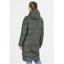 Weather Report Winter Down Coat Audrey Long Puffer Jacket W-Pro 5000 (waterproof, windproof) dark grey ladies