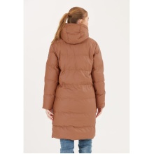 Weather Report Winter Down Coat Audrey Long Puffer Jacket W-Pro 5000 (waterproof, windproof) dark brown ladies