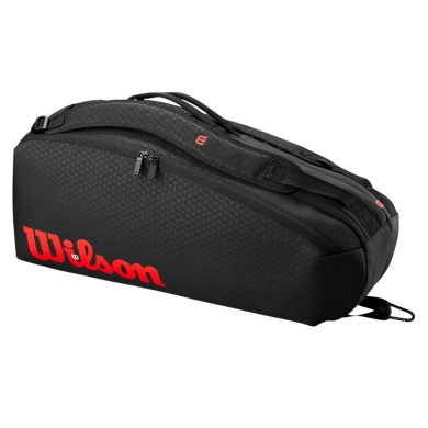 Wilson Tennis Racket Bag Clash V3 (Racket Bag, 2 Main Compartments) 2025 black 6-pack