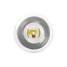 Wilson Tennis String Poly Pro (Durability + Power) Silver 200 Metre Reel