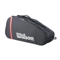 Wilson Racketbag Tour Bag 2025 (Racket bag, 2 main compartments) black 6-pack