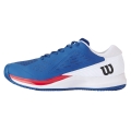 Wilson Tennis Shoes Rush Pro Ace Clay/Sand Court (Stability, 2E/wide) 2025 blue/white men's