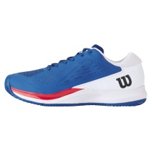Wilson Tennis Shoes Rush Pro Ace Clay/Sand Court (Stability, 2E/wide) 2025 blue/white men's