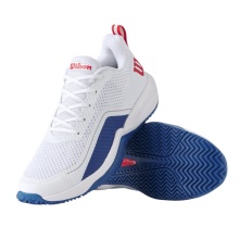 Wilson Tennis Shoes Rush Pro Lite Allcourt 2024 white/blue men's