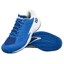 Wilson Rush Pro Ace V Allcourt Tennis Shoes (2E/wide) blue/white men's