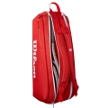 Wilson Tennis Racket Bag Super Tour 2025 (Racket Bag, 2 Main Compartments) Red 6-Pack