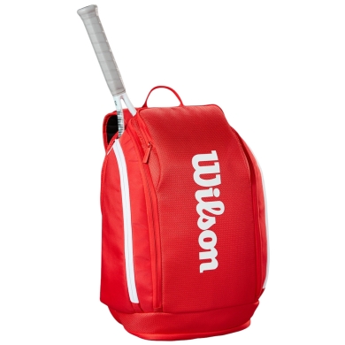 Wilson Tennis Rucksack Super Tour (main compartment, racket compartment) 2025 red