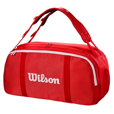 Wilson Tennis Bag Super Tour Coaches Duffel - red