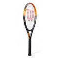 Wilson Junior Tennis Racket Burn Spin JR 26in (11-14 years) 2025 black/orange - strung -