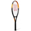 Wilson Kids' Tennis Racket Burn Spin JR 25in (9-12 years) 2025 black/orange - pre-strung -
