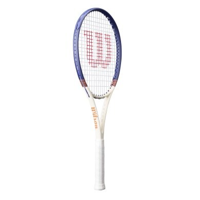 Wilson Tennis Racket Roland Garros Triumph 105in/298g/Recreational 2026 navy blue/beige - strung -