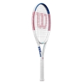 Wilson Tennis Racket Allure 105in/295g/Recreational 2025 white/pink/blue - pre-strung -