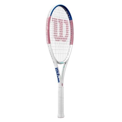 Wilson Tennis Racket Allure 105in/295g/Recreational 2025 white/pink/blue - pre-strung -