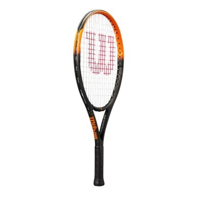 Wilson Kids' Tennis Racket Burn Spin JR 24in (8-10 years) 2025 black/orange - pre-strung -