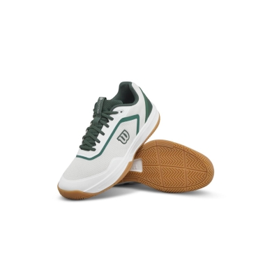 Wilson Courtglide Allcourt Tennis Shoes (Stability) white/green men's