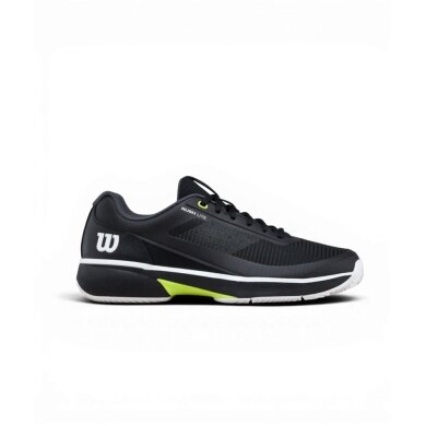 Wilson Tennis Shoes Rush Lite 5.0 Clay/Sand Court Black/White/Yellow Men's
