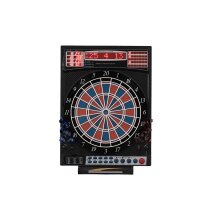 Karella Dartboard Dart Machine Premium for 16 Players, including 12 Darts, 41 Games, 220 Game Variants