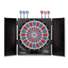 Karella Dartboard Dart Machine CB-25 - Electronic Dartboard for 8 Players, including 6 Darts, 29 Games, 90 Game Variants