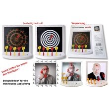 Winmau Mini Dartboard - Magnetic Dartboard including 6 Magnetic Darts