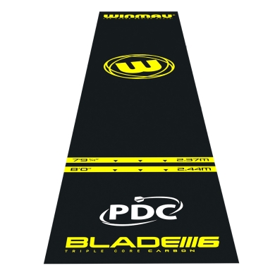 Winmau Dart Mat - Dart Carpet with Throw Line - Pro-Zone Essential 8214 - 1 Piece