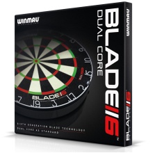 Winmau Dartboard Blade 6 Dual Core (seamless, highly visible playing surface)