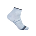 Wrightsock Sports Socks Quarter Coolmesh II (thin, breathable, comfortable) cloud grey - 1 pair