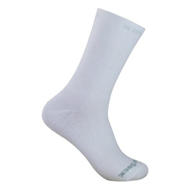 Wrightsock Sports Socks Crew Coolmesh II (thin, breathable, comfortable) white - 1 pair
