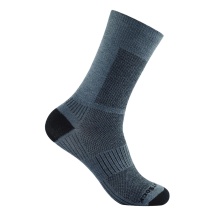 Wrightsock Sports Socks Crew Coolmesh II (thin, breathable, comfortable) grey - 1 pair