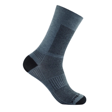Wrightsock Sports Socks Crew Coolmesh II (thin, breathable, comfortable) grey - 1 pair