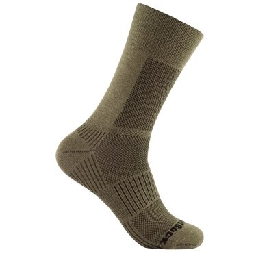 Wrightsock Sports Socks Crew Coolmesh II (thin, breathable, comfortable) khaki - 1 pair