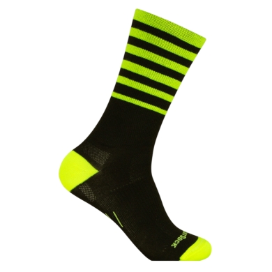Wrightsock Everyday Hiking Sock Crew Eco Explore (Anti-Blister Sock) black/yellow - 1 pair