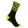 Wrightsock Everyday Hiking Sock Crew Eco Explore (Anti-Blister Sock) black/yellow - 1 pair