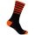 Wrightsock Everyday Hiking Sock Crew Eco Explore (Anti-Blister Sock) black/orange - 1 pair