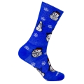 Wrightsock Everyday Hiking Sock Crew Eco Explore Motiv Sock (Christmas, Anti-Blister Sock) blue - 1 pair