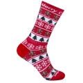 Wrightsock Everyday Hiking Sock Crew Eco Explore Motiv Sock (Christmas, Anti-Blister Sock) red - 1 pair