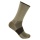 Wrightsock Wander Sock Crew Escape (extra terry padding, medium thickness) brown/khaki green - 1 pair