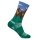 Wrightsock Everyday Hiking Socks Crew Stride Motiv Socks (Anti-Blister Socks) blue/brown/green - 1 pair