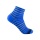 Wrightsock Sports Socks Quarter Coolmesh II (thin, breathable, comfortable) blue/black/white - 1 pair
