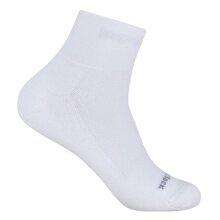 Wrightsock Sports Socks Quarter Endurance (ankle-high, anti-blister sock) white - 1 pair