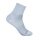 Wrightsock Sports Socks Quarter Plus Coolmesh II (thin, breathable, comfortable) light grey - 1 pair