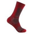 Wrightsock Wander Sock Crew Merino Coolmesh II (thin, merino wool) red - 1 pair
