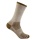 Wrightsock Wander Sock Crew Adventure (warm, padded footbed) brown/khaki - 1 pair