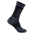 Wrightsock Sports Socks Crew Coolmesh II (thin, breathable, comfortable) black/grey - 1 pair